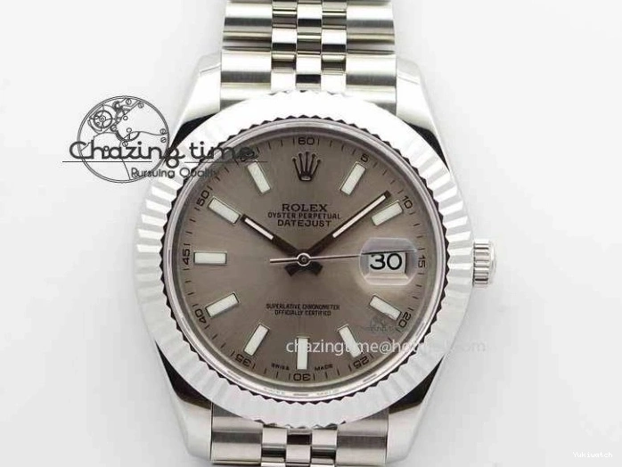 A2813 Maker Jubilee On Version II New 41mm Edition Bracelet BP DateJust Best Gray Silver Dial 1210